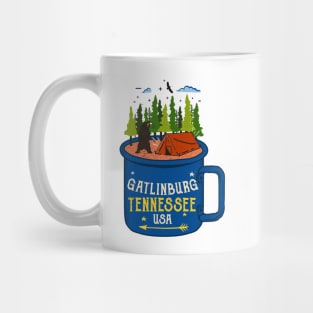 Gatlinburg Tennessee Coffee Mug Bear Great Smoky Mountains Mug